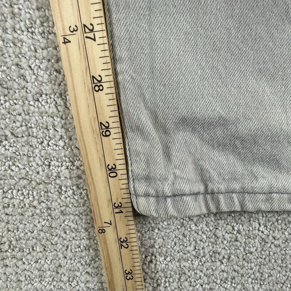 Vintage Levi's 501XX Men's 34x32 Original Fit Button Fly Gray Light Wash Jeans